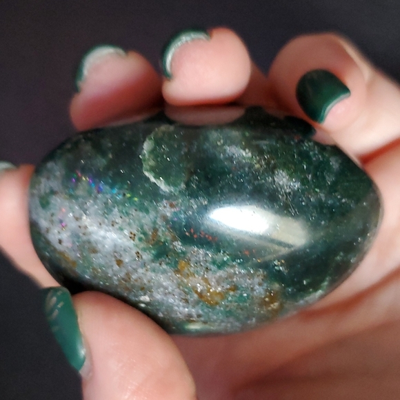 Ocean Jasper Palm Stone 🌊 - Picture 5 of 5